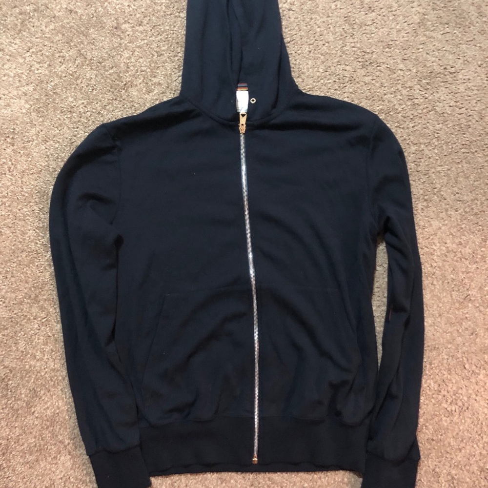 Paul Smith Zip-Front Hoodie with "Artist Stripe"